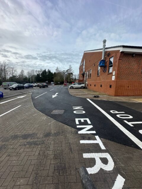 Car Park Resurfacing Road Markings