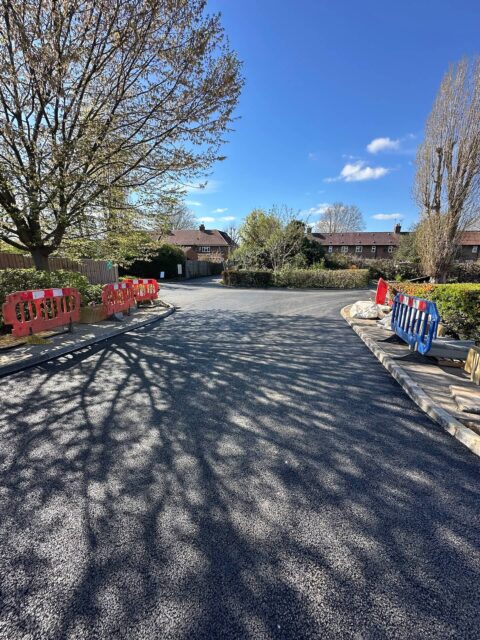 Entrance Road Resurface Front