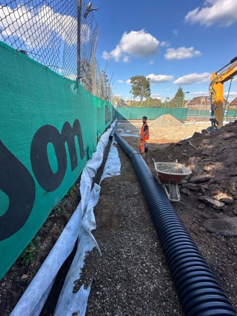 Tennis Drainage Improvements