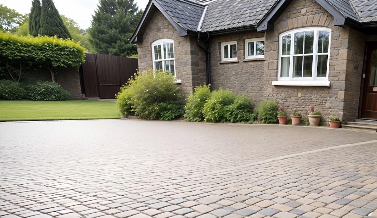 Cobblestone Driveway