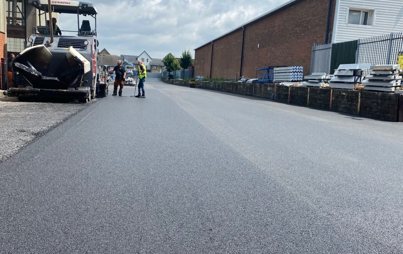 Commercial Yard Road Resurface