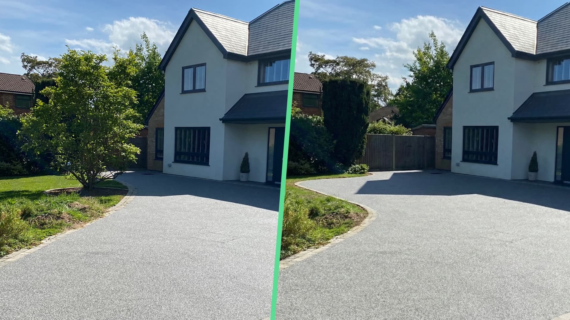 Driveway Extension Before & After