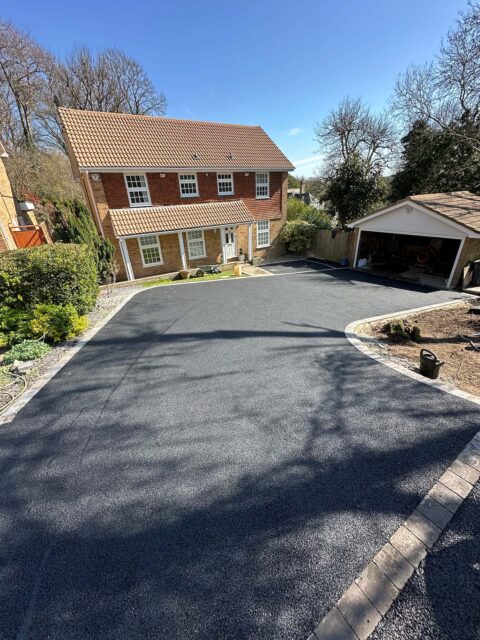 Driveway Surface after completion