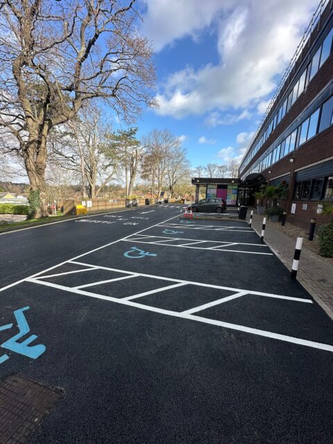 Hospital Road Resurfacing Disabled Bays