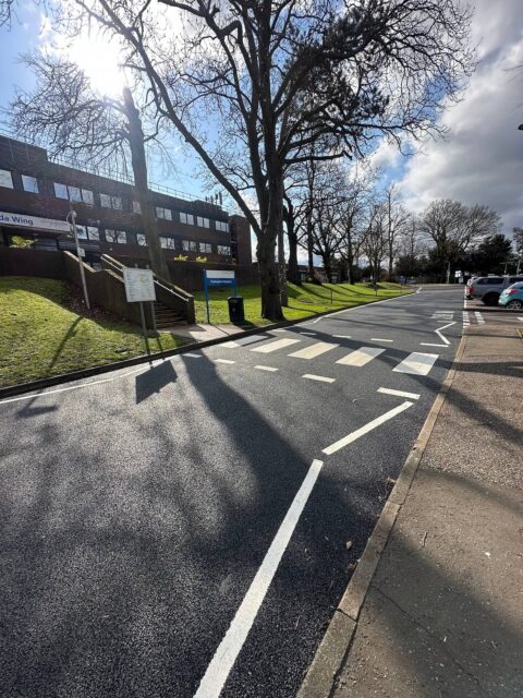 Hospital Road Resurfacing Pedestrian Crossing