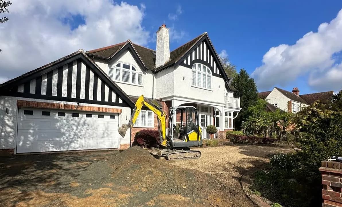 West Wickham Driveway Removal